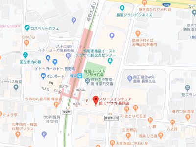 長野店map